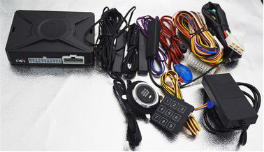 3G Net Remote Car Starter With Push Button Ignition , GPS / GSM Car Push Button Start Kit